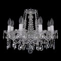 Подвесная люстра Bohemia Ivele Crystal 1413 1413/8/165/Ni - фото 3241337