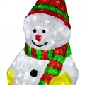 Снеговик световой (60 см) с шарфом 513-274 - фото 3366416