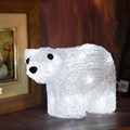 Зверь световой (15 см) Белый мишка NN-513 513-252 - фото 3366465