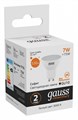 Лампа светодиодная Gauss Софит GU10 7Вт 3000K 13617 - фото 3370286
