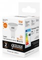 Лампа светодиодная Gauss Софит GU10 9Вт 3000K 13619 - фото 3370292