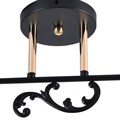 Люстра потолочная Reluce E27 01278-0.3-02B BK+FGD - фото 3378006