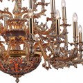 Подвесная люстра Lucia Tucci Firrnze FIRENZE 1780.30.3 antique gold - фото 3383950