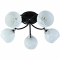 Люстра потолочная Reluce E27 01331-0.3-05 BK+CR - фото 3425065