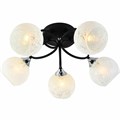 Люстра потолочная Reluce E27 01331-0.3-05 BK+CR - фото 3425066