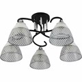 Люстра потолочная Reluce e27 11391-0.3-05B BK+CR - фото 3426279