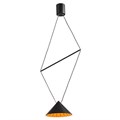 Подвесной светильник Italline IT03-1429 IT03-1430 black/orange - фото 3480733