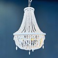 Подвесная люстра Imperiumloft Rh Anselme White Wood Large Chandelier 40.1934-0 - фото 3481939