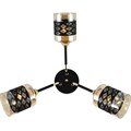 Люстра потолочная Reluce E27 01355-0.3-03 BK+FGD - фото 3500748