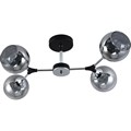Люстра потолочная Reluce E27 01360-0.3-04 BK+CR - фото 3500804