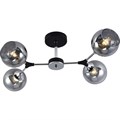 Люстра потолочная Reluce E27 01360-0.3-04 BK+CR - фото 3500805