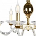 Подвесная люстра iLamp Flo YT2049-8 GD+Cear - фото 3546868 Подвесная люстра iLamp Flo YT2049-8 GD+Cear - фото 3546868