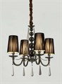 Подвесная люстра LUMINA DECO Fabione LDP 1200-4 BK - фото 3550676