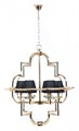 Подвесная люстра LUMINA DECO Baltimore LDP 8020-6 GD+BK - фото 3551201