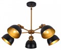 Люстра на штанге LUMINA DECO Belmonti LDP D017-5 BK - фото 3551229