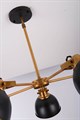 Люстра на штанге LUMINA DECO Belmonti LDP D017-5 BK - фото 3551233