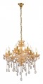 Подвесная люстра LUMINA DECO Eliza LDP 7025-8+4 GD - фото 3551344