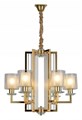 Подвесная люстра LUMINA DECO Manhattan LDP 8012-6 F.GD - фото 3551461