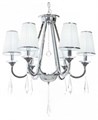 Подвесная люстра LUMINA DECO Milesia LDP 8926-6 WT+CHR - фото 3551470