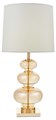 Настольная лампа декоративная LUMINA DECO Briston LDT 303 F.GD+WT - фото 3551526