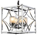 Подвесная люстра LUMINA DECO Quadrato LDP 1223-4 CHR - фото 3551890