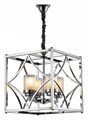 Подвесная люстра LUMINA DECO Quadrato LDP 1223-4 CHR - фото 3551891