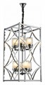 Подвесная люстра LUMINA DECO Quadrato LDP 1223-8 CHR - фото 3551896