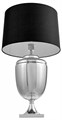 Настольная лампа декоративная LUMINA DECO Olimpia LDT 304 CHR+BK - фото 3552047