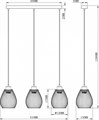 Подвесной светильник Moderli Diego V2791-3P - фото 3556230