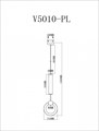 Подвесной светильник Moderli Richard V5010-PL - фото 3556284