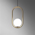 Подвесной светильник Imperiumloft Matthew Mccormick Hoop Gold Mila Pendant HOOP-B01 - фото 3656085