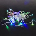 A-019 LED RGB гирлянда светодиодная 5м, прозрачный провод - фото 3685934