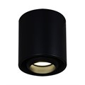 16135-9.5-001 GU10 BK светильник точ. - фото 3687367