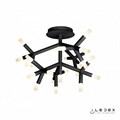 Потолочная люстра iLedex Savage FS-017-X25 BK - фото 3921336