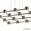 Подвесная люстра iLedex Vibe FS-028-D16 CR - фото 3921399
