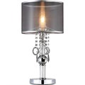 Настольная лампа с абажуром ILLUMICO E27 IL6219-1T-27 CR - фото 4015747