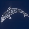 Панно световое Летний сезон - Дельфин [2x1 м] RL-KN-S-01-26 - фото 4158550