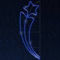 Звезда световая Факел со звездой [0.6x1.5 м] RL-KN-030B - фото 4158552