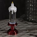 Фигура световая "Свеча красная", 20х7х7 см - фото 4186971