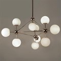 Люстра на штанге Imperiumloft Modo Chandelier White Glass 40,514 - фото 4400279