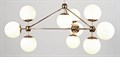 Люстра на штанге Imperiumloft Modo Chandelier White Glass 40,514 - фото 4400280