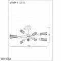 Люстра на штанге iLamp Evolution 15609-8 AN+CL - фото 4400541 Люстра на штанге iLamp Evolution 15609-8 AN+CL - фото 4400541