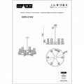 Люстра на штанге iLamp Evolution 6806-6 NIC - фото 4400634 Люстра на штанге iLamp Evolution 6806-6 NIC - фото 4400634