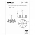 Люстра на штанге iLamp Evolution 6806-8 NIC - фото 4400638 Люстра на штанге iLamp Evolution 6806-8 NIC - фото 4400638