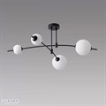 Люстра на штанге iLedex Epical 6827-4 BK+WH - фото 4400907