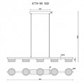 Подвесной светильник iLedex Link 4778-90 MBK+SGD - фото 4401093