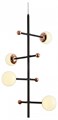 Люстра на штанге Natali Kovaltseva LOFT LED LED LAMPS 81338 GOLD BLACK - фото 4409041