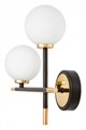 Бра LUMINA DECO Marsiada LDW 6033N-2 BK+GD - фото 4412596