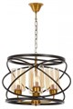 Подвесная люстра LUMINA DECO 8004 LDP 8004-4 BK+MD - фото 4413847