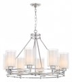 Подвесная люстра LUMINA DECO Marietta LDP 8025-8 CHR+WT - фото 4413896